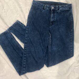 H & M Divided Blue Skinny Leg Jeans  - Size 10